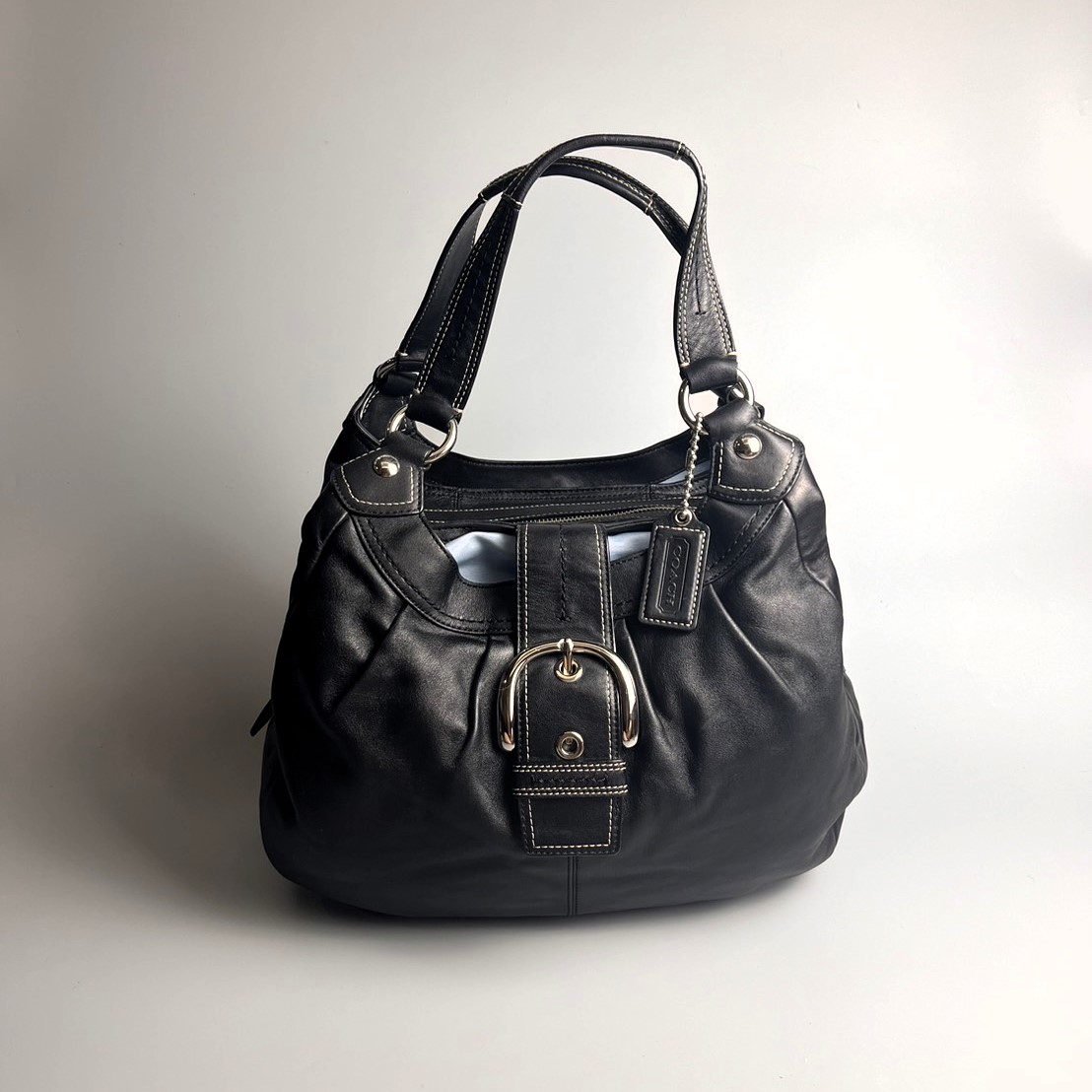 美品　COACH Soho Hobo Shoulder Bag Leather Rare vintage Coach Soho Hobo Leather Shoulder Bag | eBay
